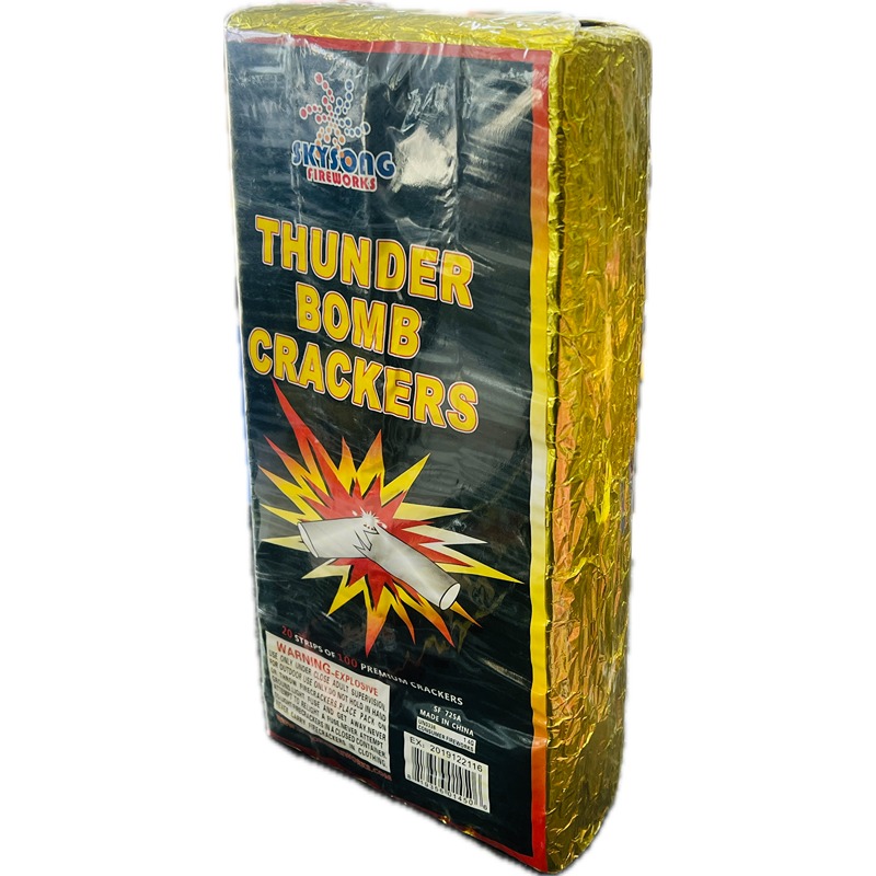 thunder bomb cracker 20x100 crackers