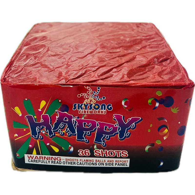 happy 36 shots cake