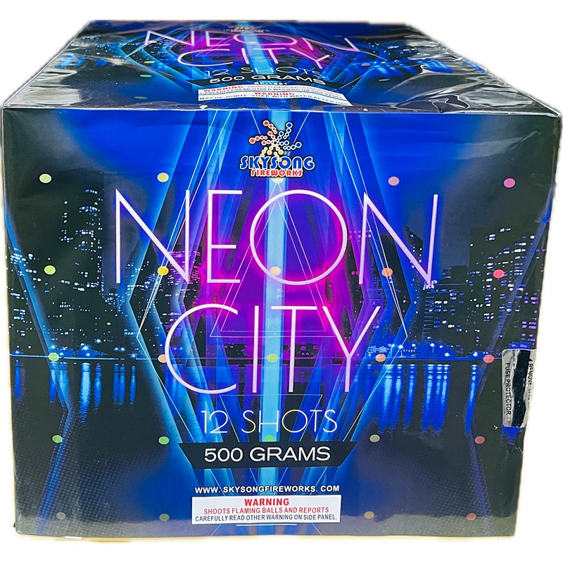 neon city 12 shots cake