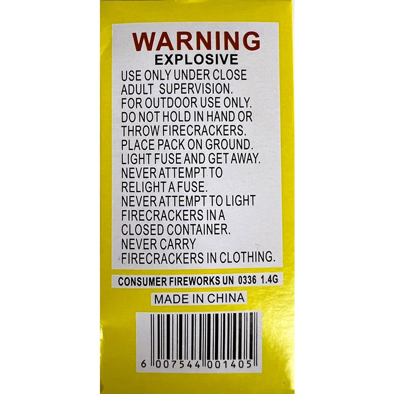 banger cracker 6pcs crackers