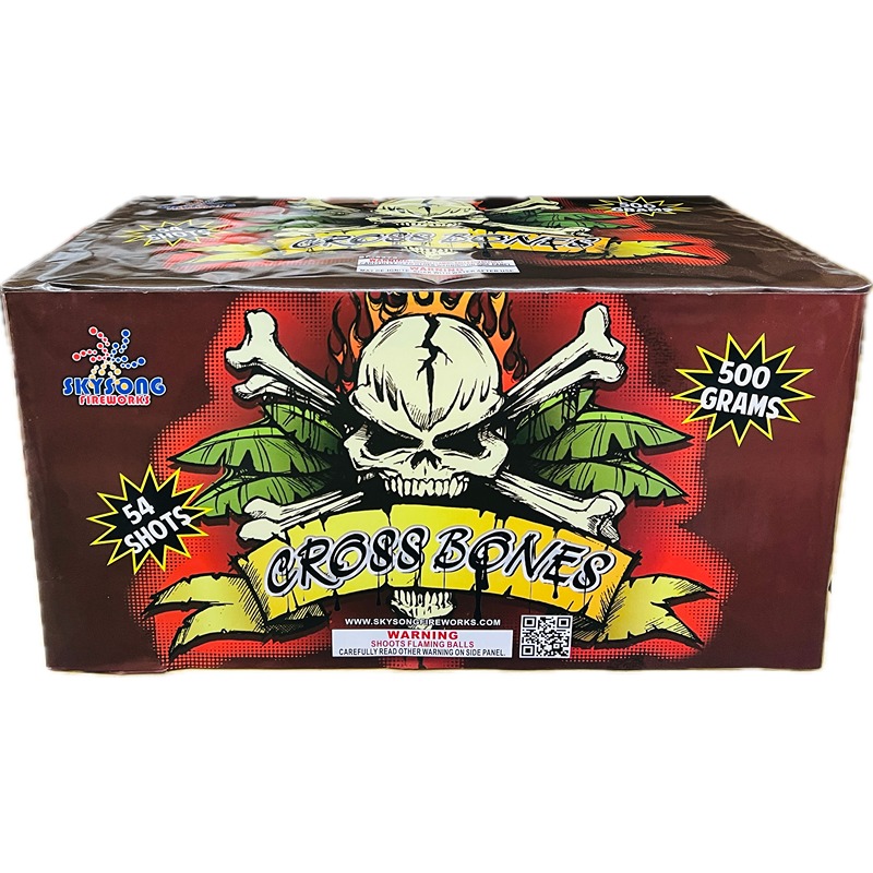 cross bones 54 shots cake