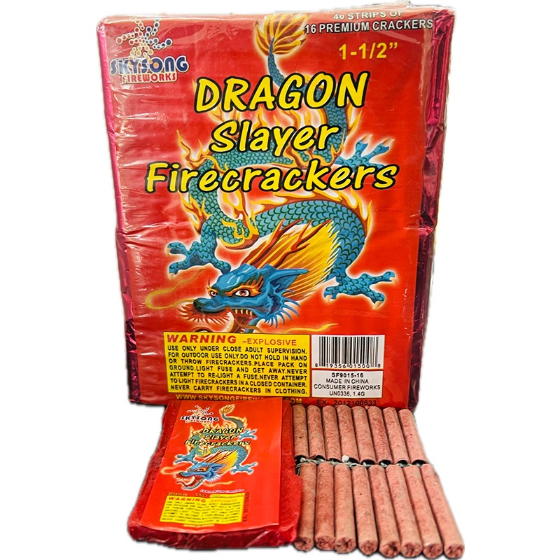 dragon slayer 16pcs crackers