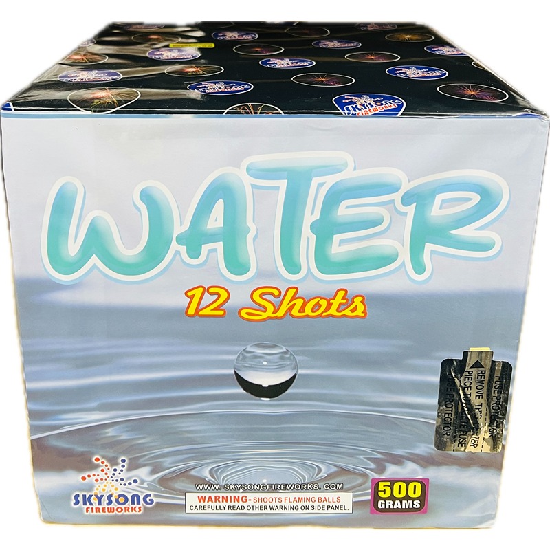 water 12 shots cake