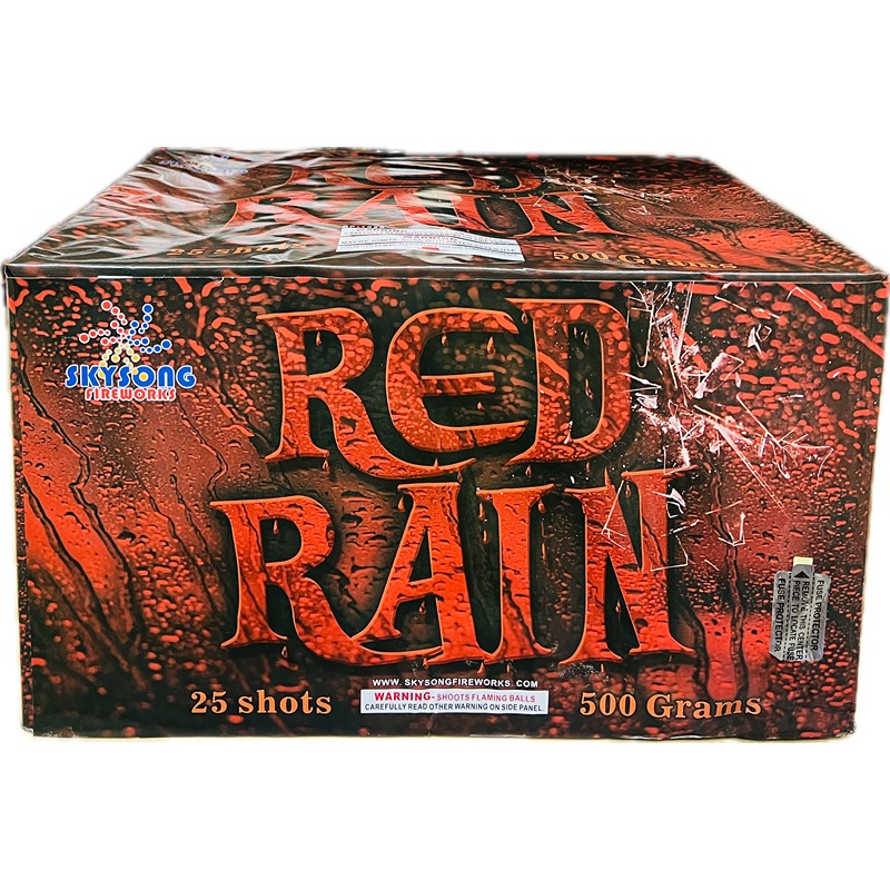 red rain 25 shots cake