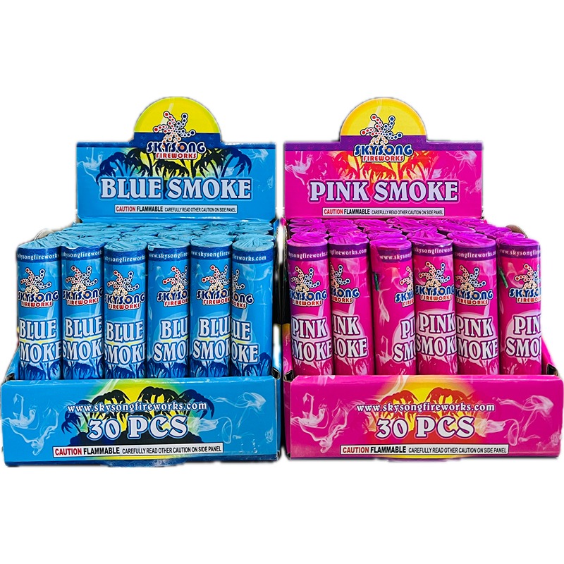 pink or blue smoke 1pcs