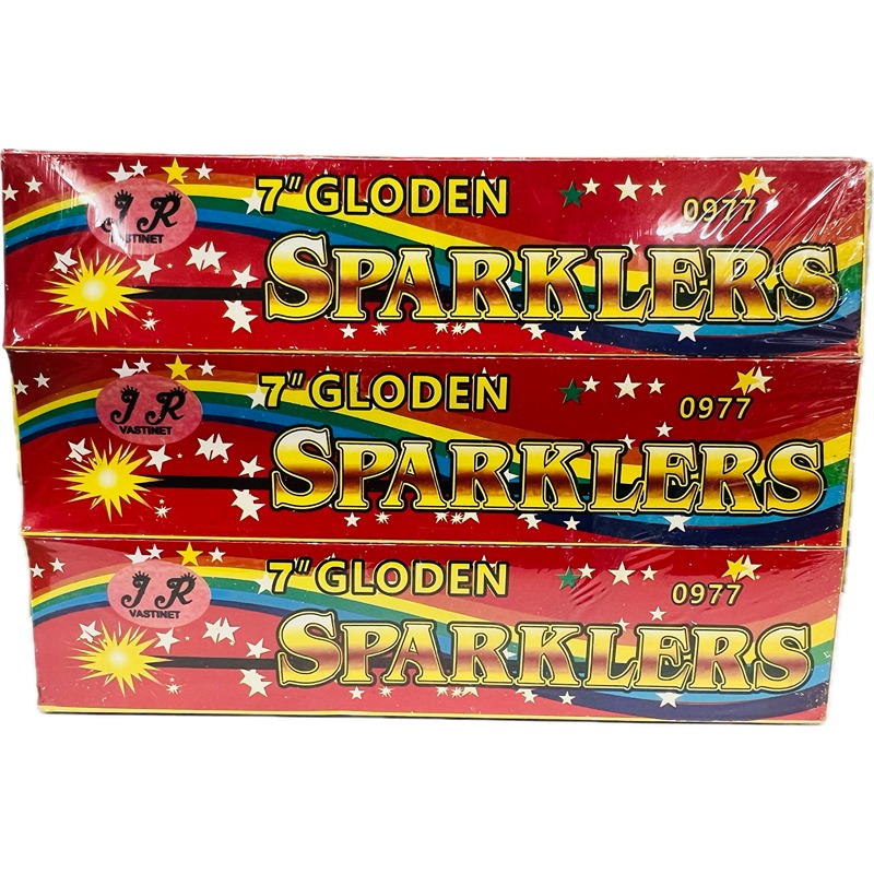gold sparklers 7 inch 4x6s