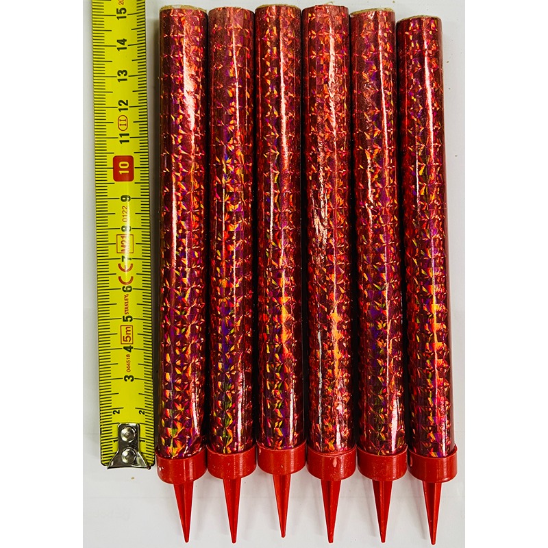 15cm birthday candles 1x6pcs