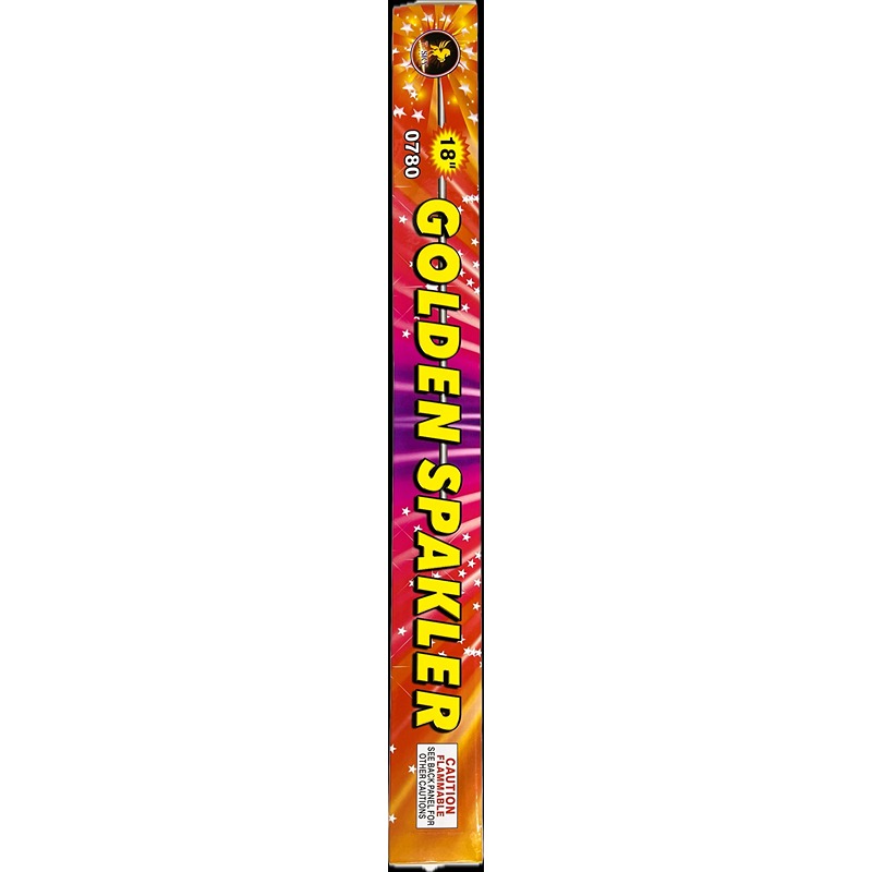 gold sparklers 18 inch 1 x 6